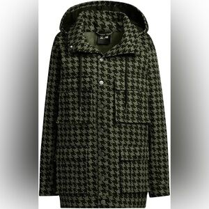 adidas X IVY PARK MEN’S TWILL HEAVYWEIGHT JACKET, WILD PINE/BLACK